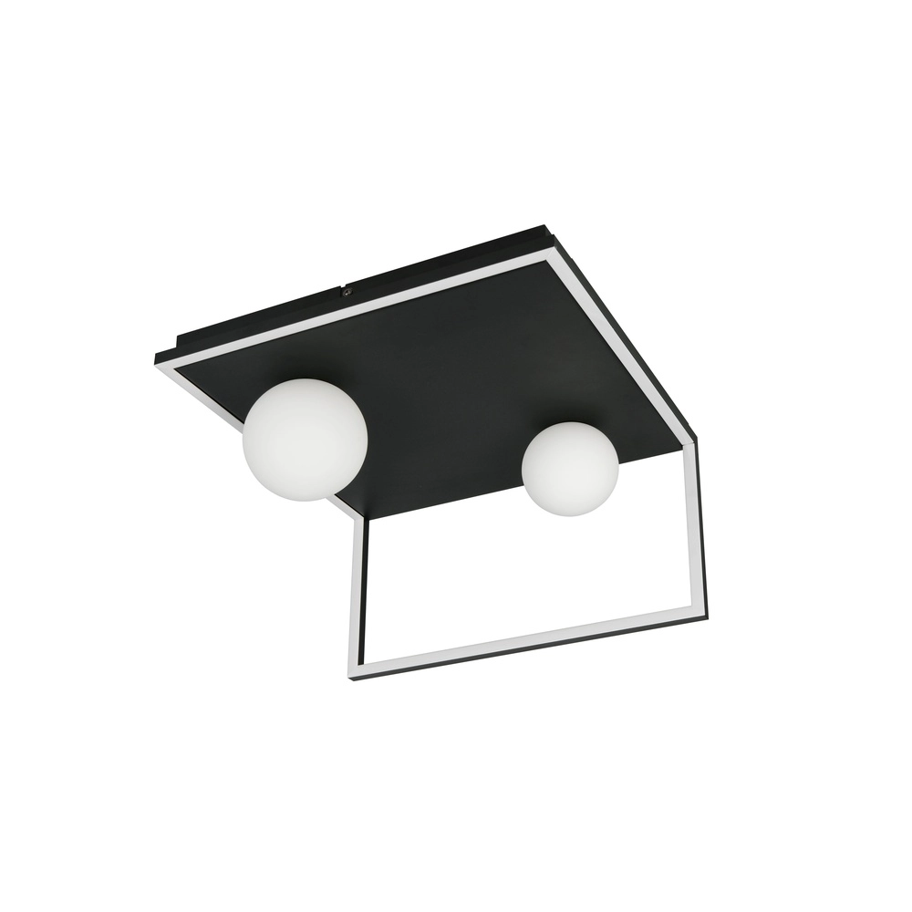 Lampe de plafond à design Arola Noir Trio 4017807683578