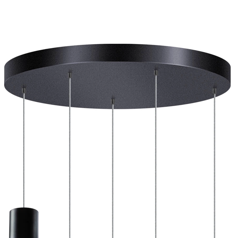 Lampe suspendue loft 5 lumières Gary verre ETH 8720195302216