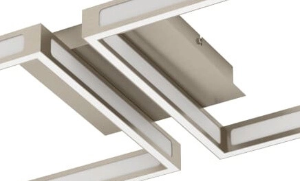 Plafonnier en acier inoxydable Altaflor avec LED Eglo 9002759997854