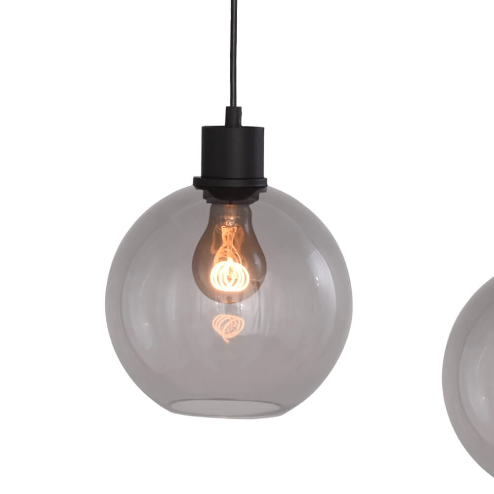 Lampe suspendue ovale Lazise Oval 4x Ø 20cm doré Masterlight 8718121303598