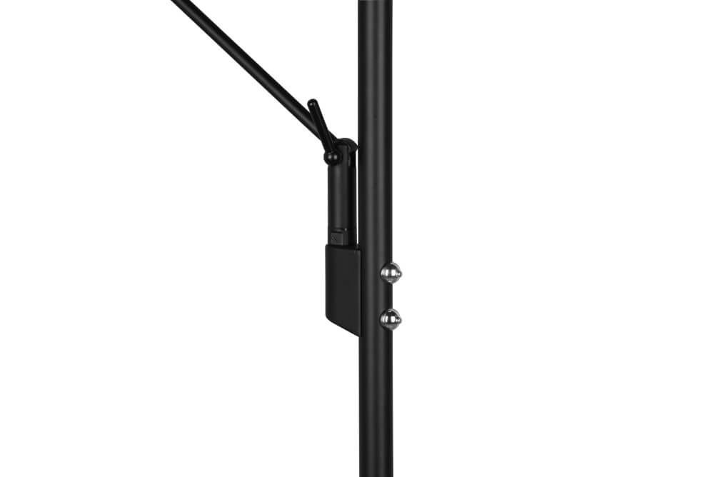 Lampe de lecture LED noire Brantford Trio 4017807525267