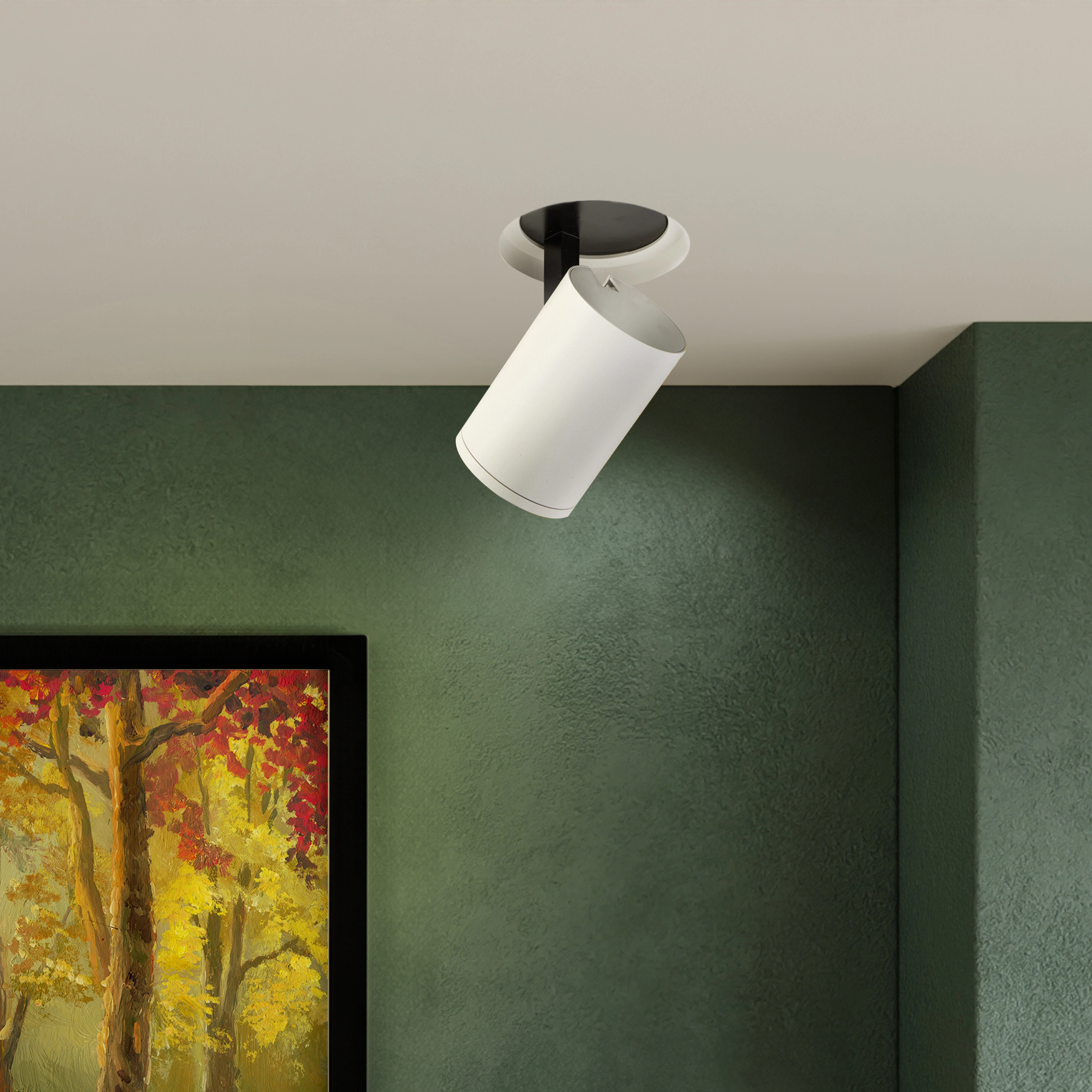 Projecteur encastré Polo Blanc sans bordure Lyora 5053423275581
