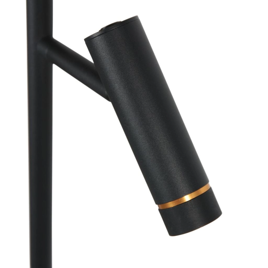 Lampe sur pied à deux lampes Lumo Noir Steinhauer 8712746184686