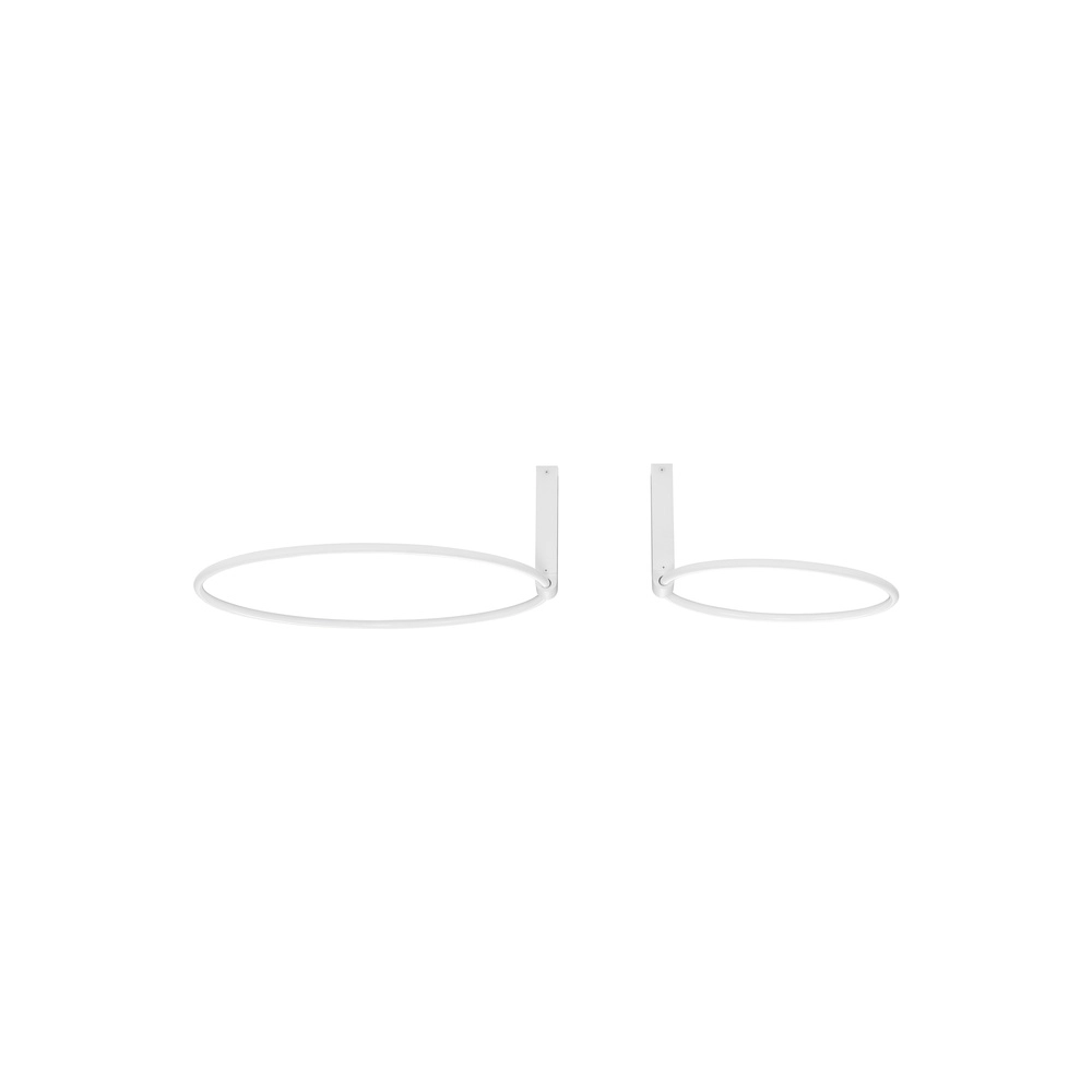 Plafonnier design Garve blanc Ø 40cm et Ø 60cm Lyora 5212017431844