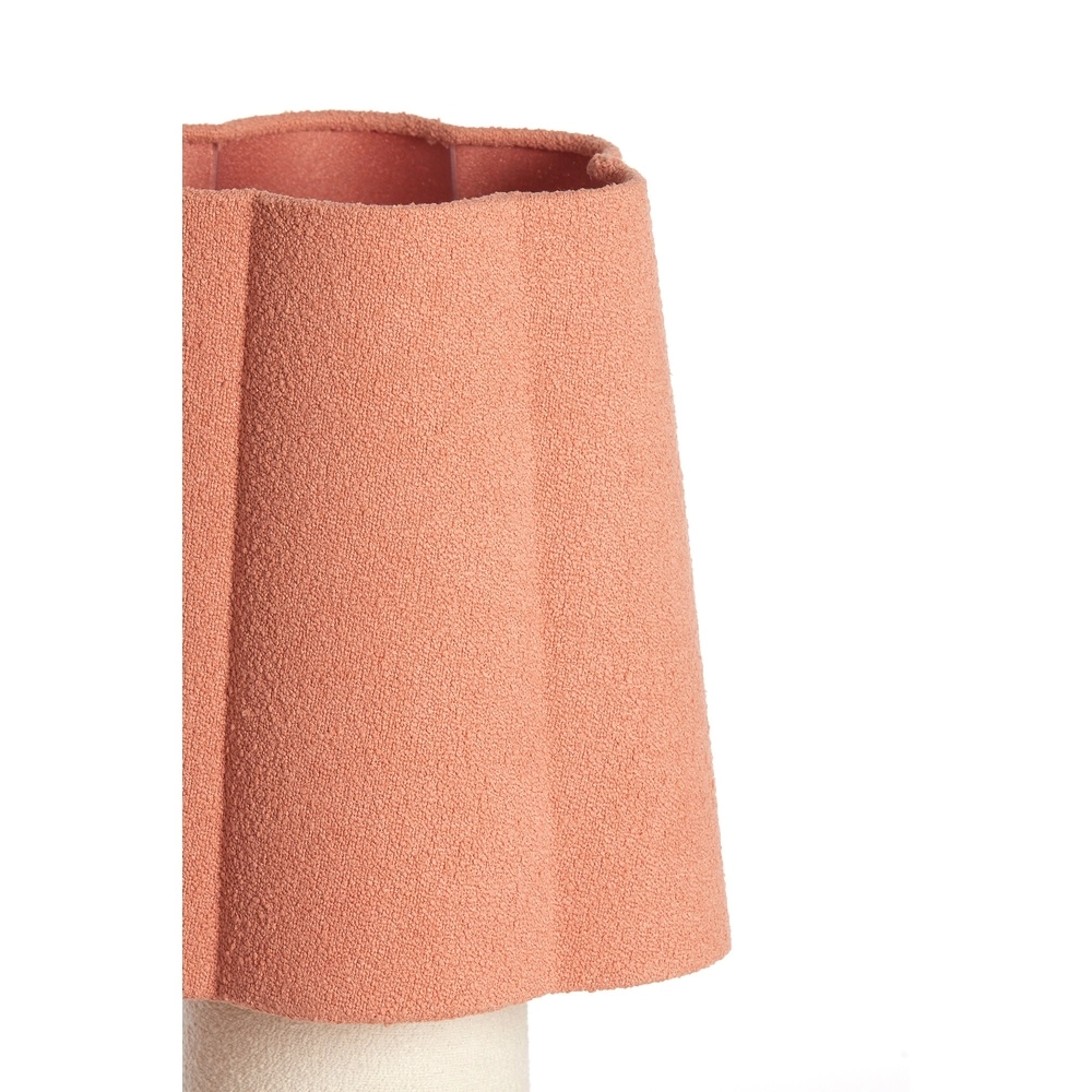 Lampe de table Musaby Forme organique - blanc et rose Light & Living 8717807784256