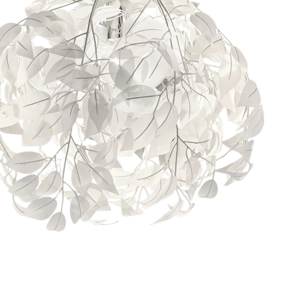 Lampe de plafond Leavy 38cm gris blanc Trio 4017807303599