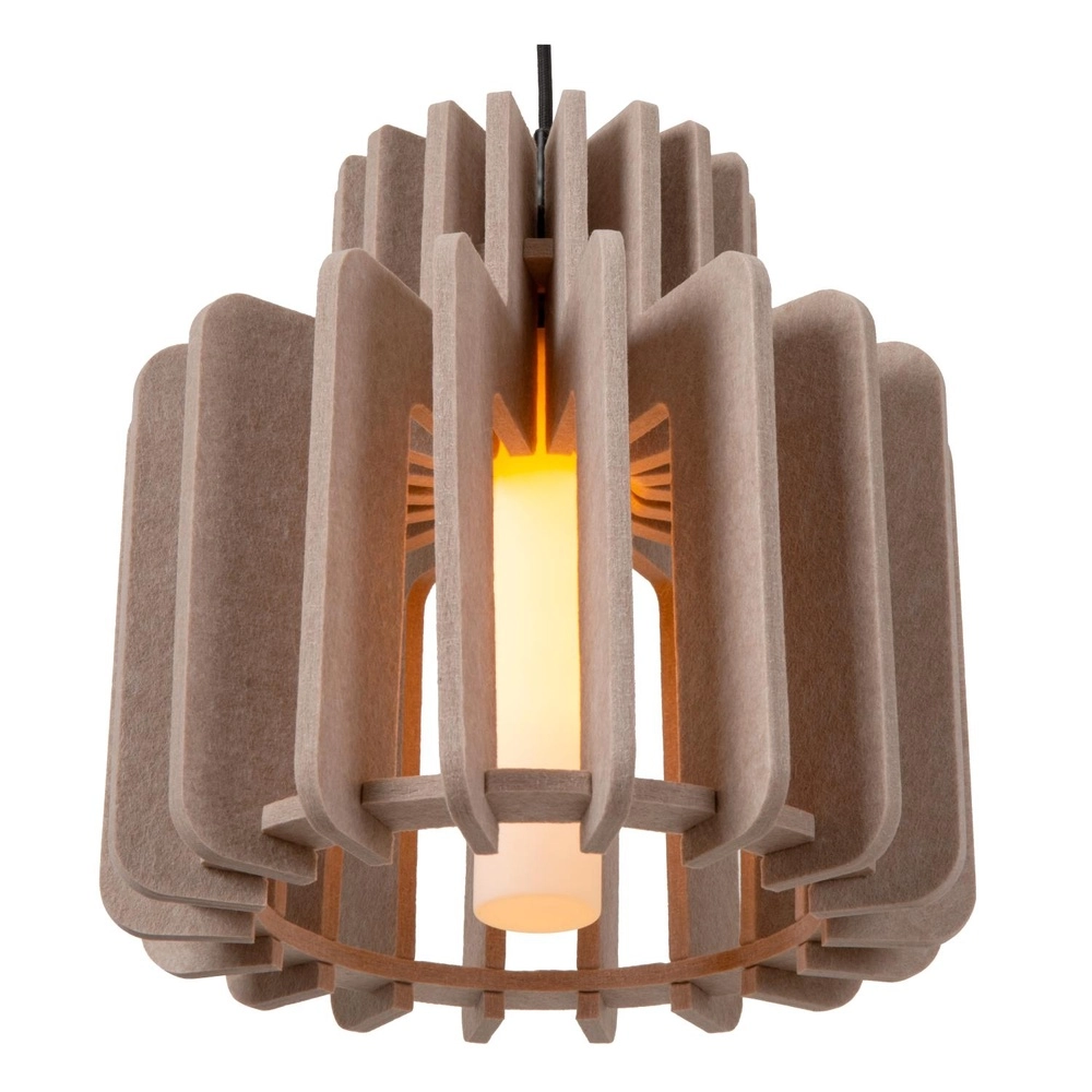Lampe pendante de conception Rollo Brun sable de 40 cm Lucide 5411212452849