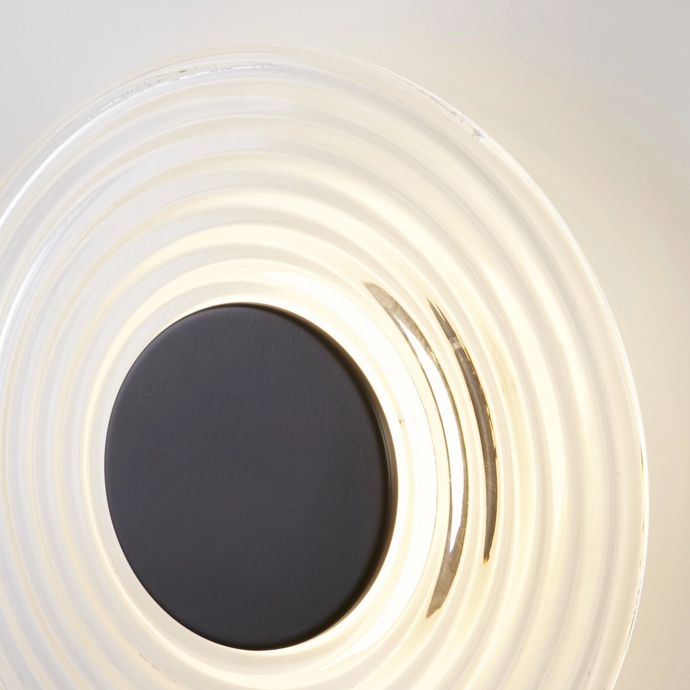 Applique murale Cleo Verre noir et transparent Searchlight 5053423298252