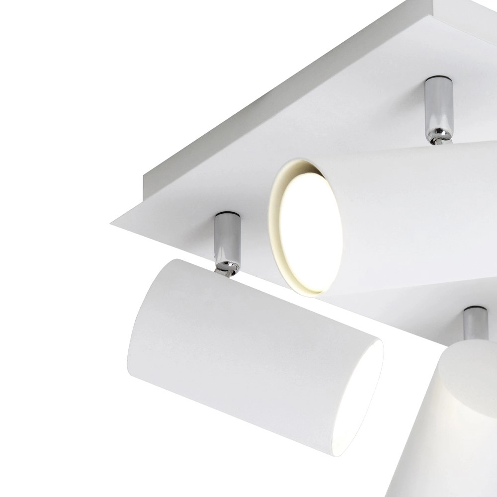Spot de plafond Series 8024 4 lumières blanc Trio 4017807227574