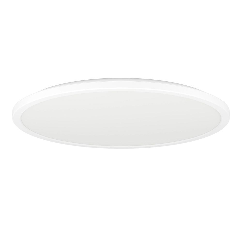 Lampe de salle de bain avec télécommande Rovito-R rond - blanc - Ø 50cm