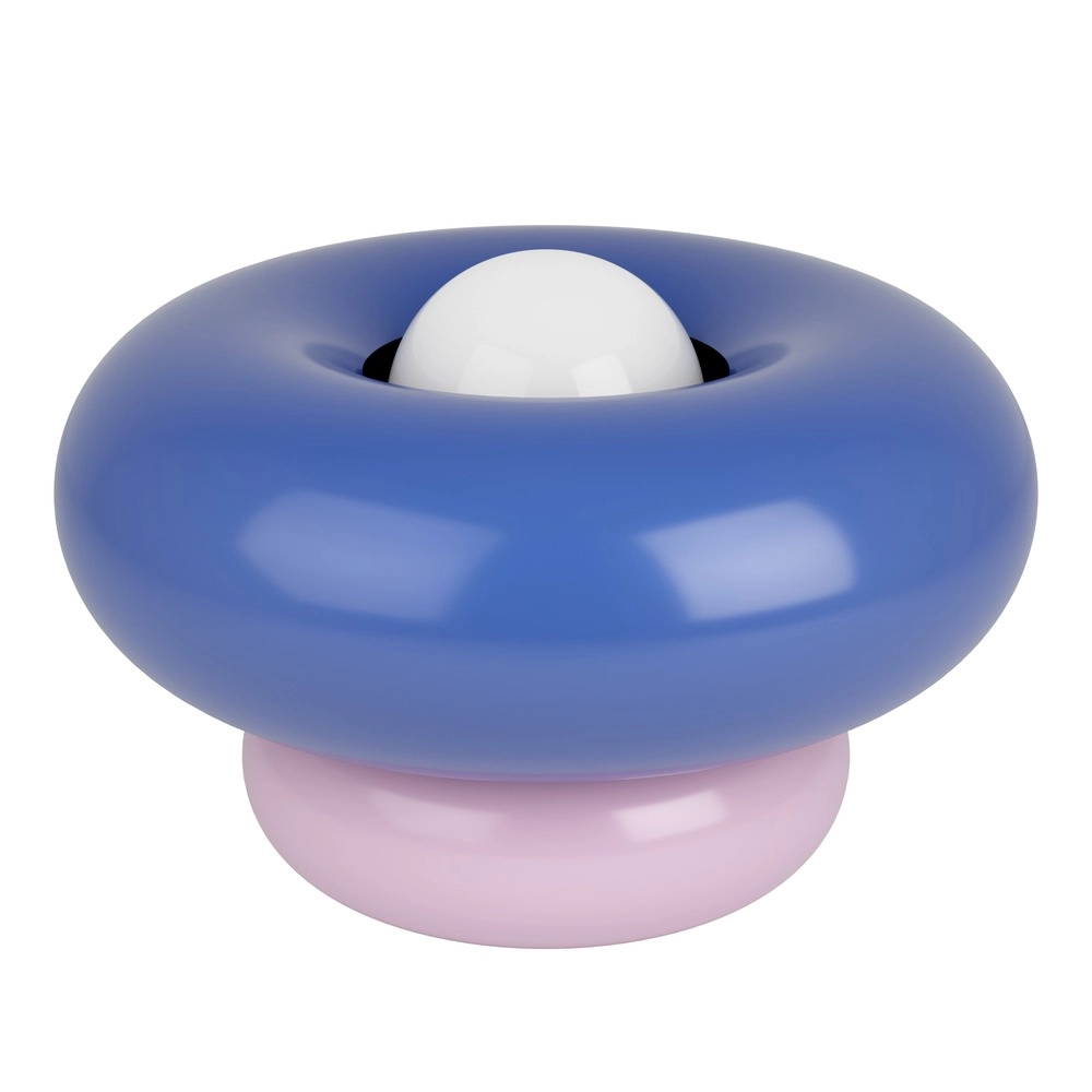 Lampe de table de conception Torchiarolo rose avec bleu Eglo 9008606405466