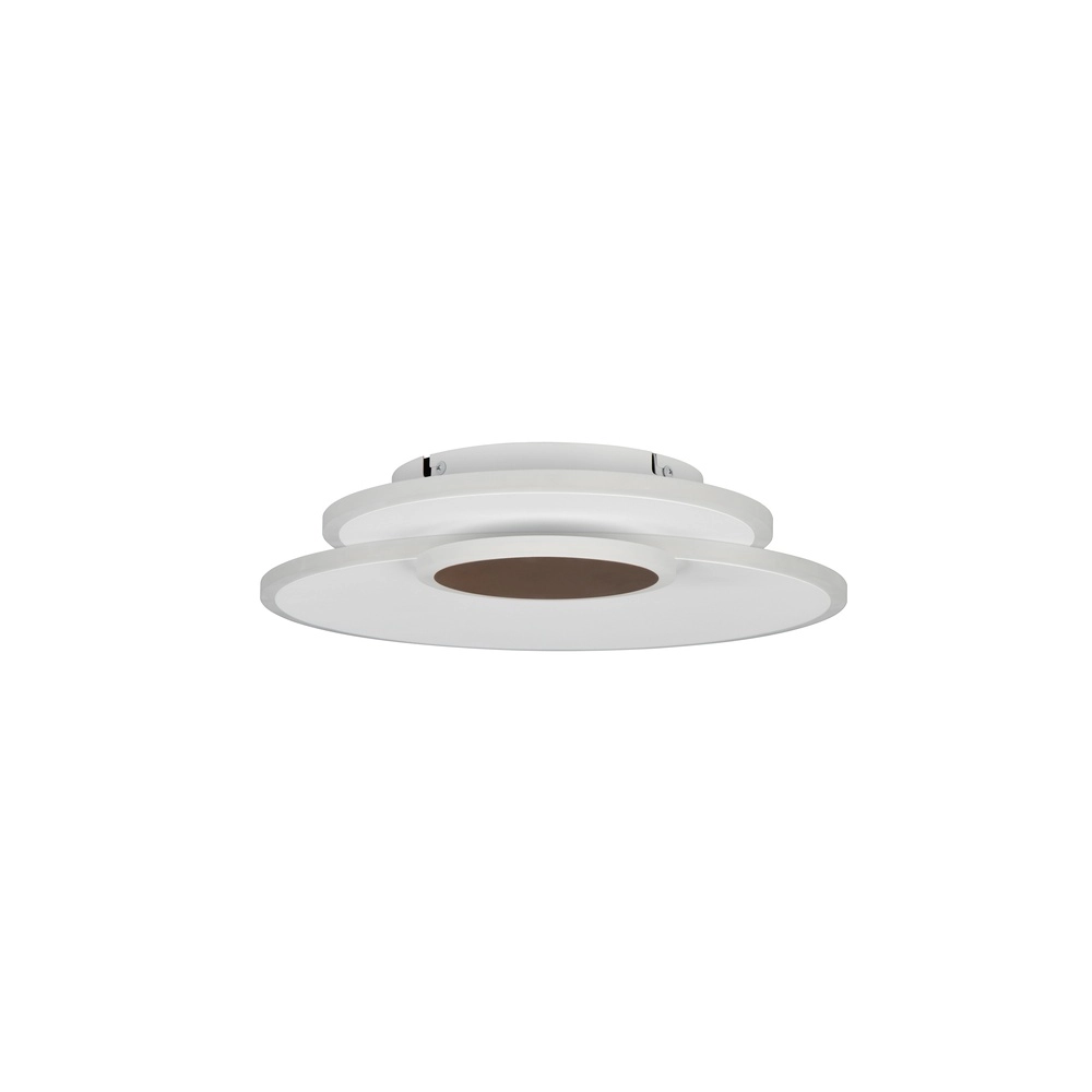 Lampe de plafond ronde Serea Blanc Trio 4017807703801