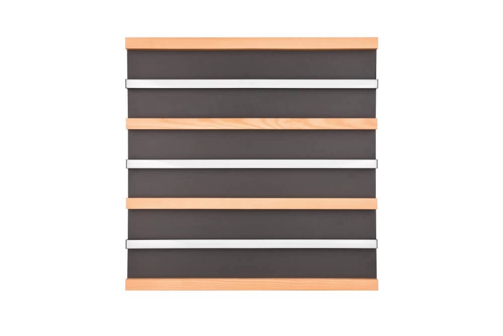 Plafonnier LED Fontana 45x45 cm - aspect bois Trio 4017807615975