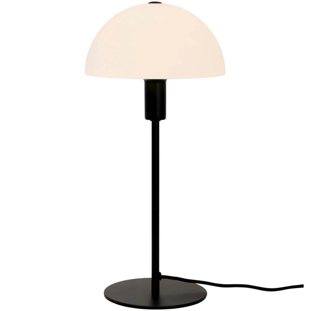 Lampe de table Ellen noir et blanc Lampe de table Ellen noir et blanc