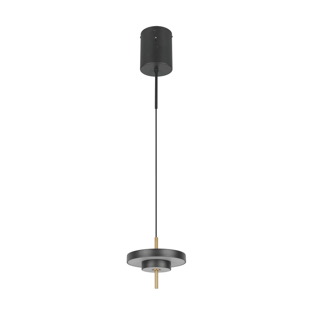 Suspension design Keaton noir avec or Ø 20cm Trio 4017807653304
