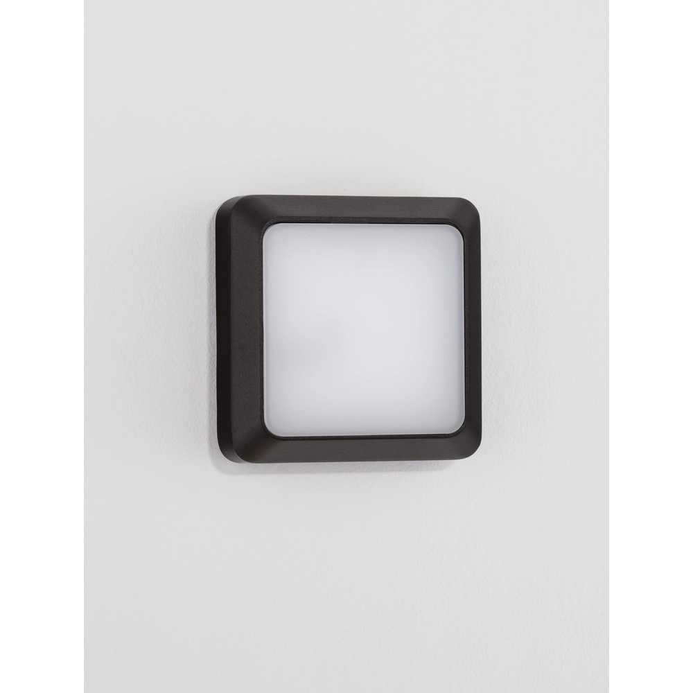 Applique murale carrée Appia anthracite Lyora 5212017449580