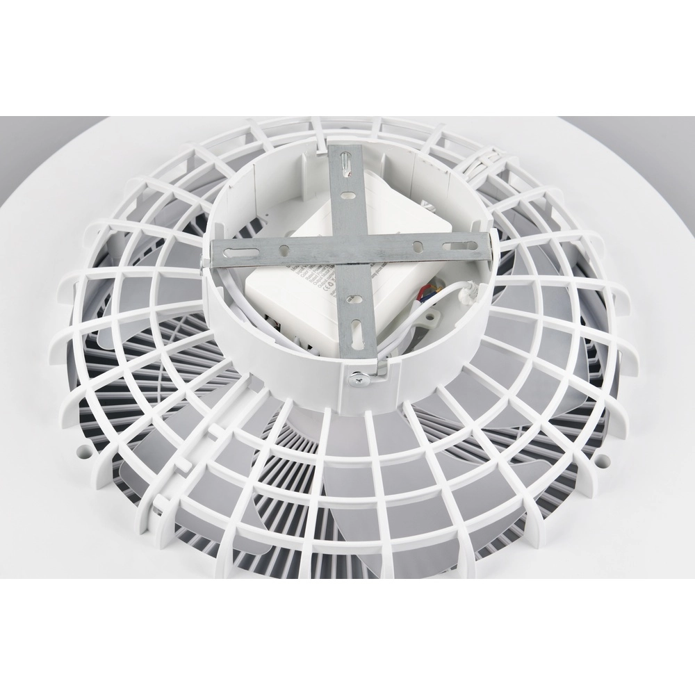 Ventilateur de conception Holmsund blanc Ø 46cm avec fonction RVB Trio 4017807688665