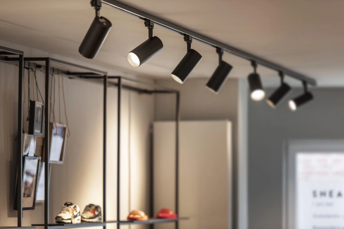 Railspot 3-phasé Numinos M noir 3000K - 36 deg SLV 4024163243292