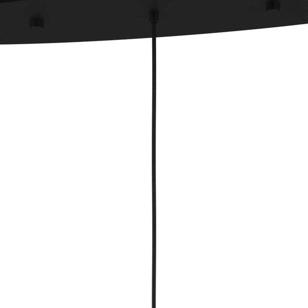 Lampe suspendue pour salle à manger Aguilares avec du verre Eglo 9008606235551