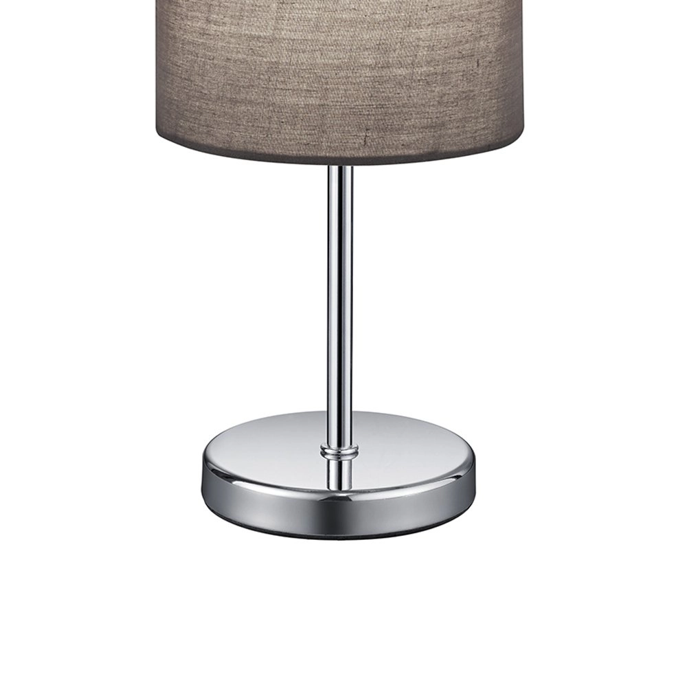 Lampe de table abat-jour Jerry gris Trio 4017807369663