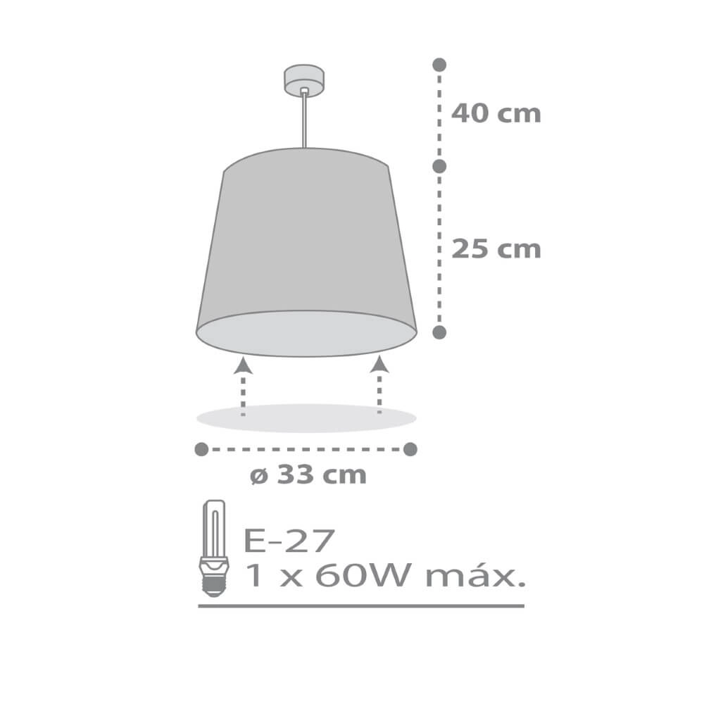 Lampe suspendue chambre d'enfant Star Light blanc avec du gris doux Dalber 8420406001401