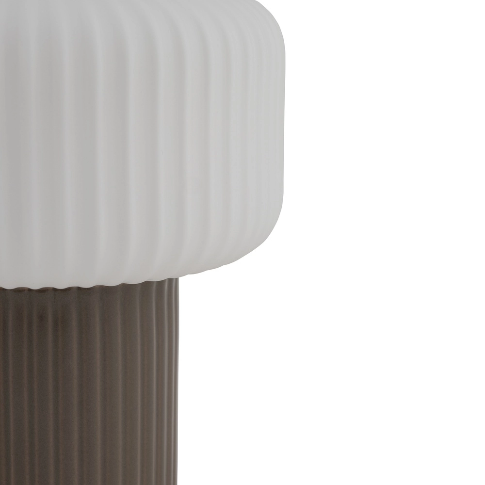Lampe de table Tika brun Ø 16cm Lyora 5903139119795