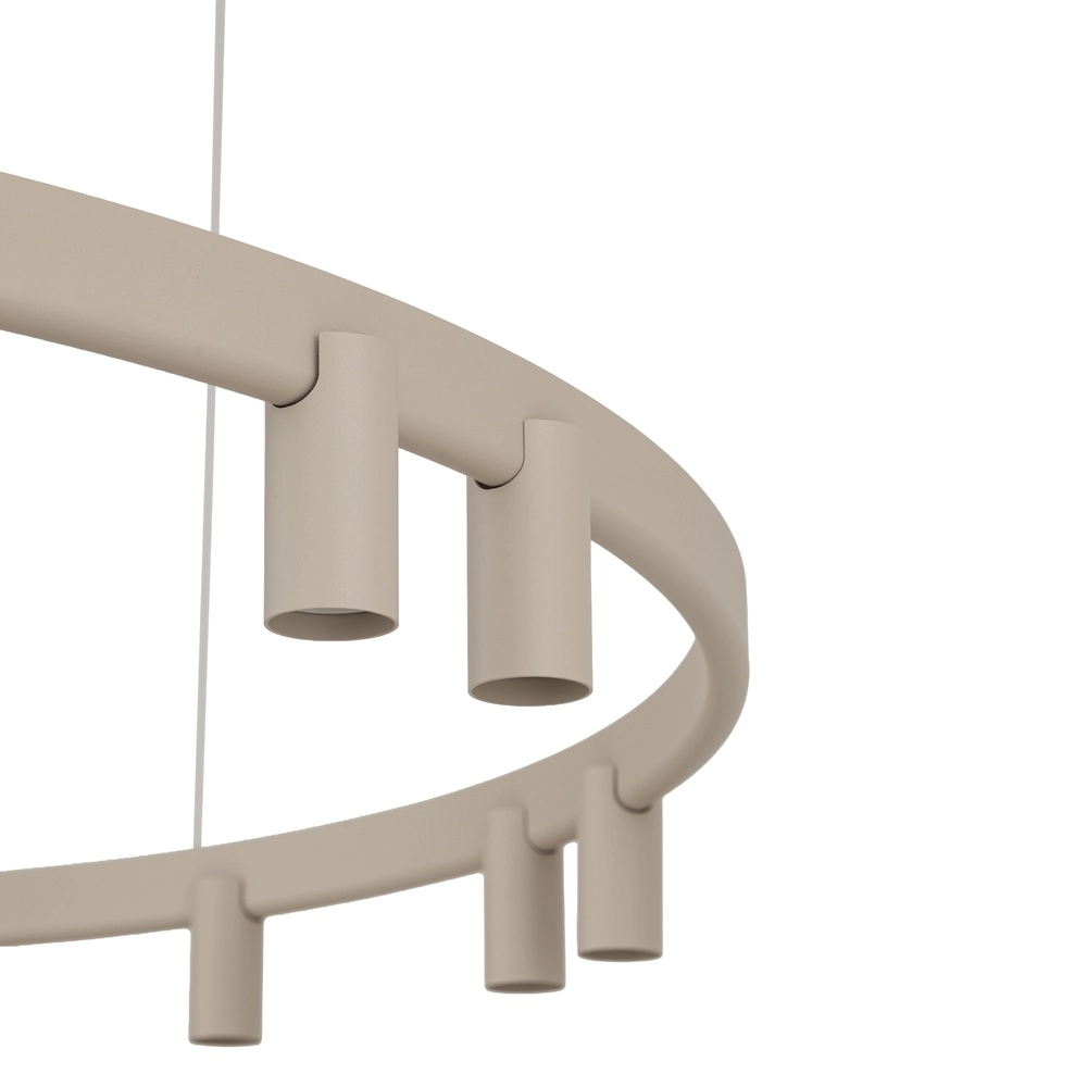 Lampe pendante de conception Fourty brun sable Ø 116 cm Lyora 5903139122870