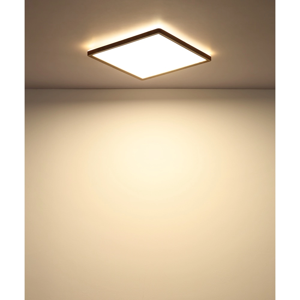 Éclairage de plafond Sapana Bois carré 42 cm Globo 9007371457434