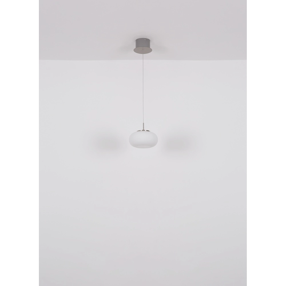 Lampe pendante de conception Quintara Un seul nickel Globo 9007371465323