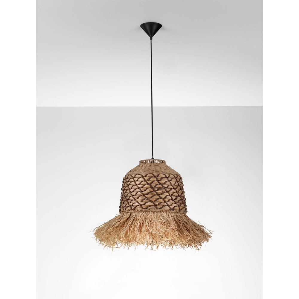 Lampe en paille Sorello Marron Lyora 5212017477415