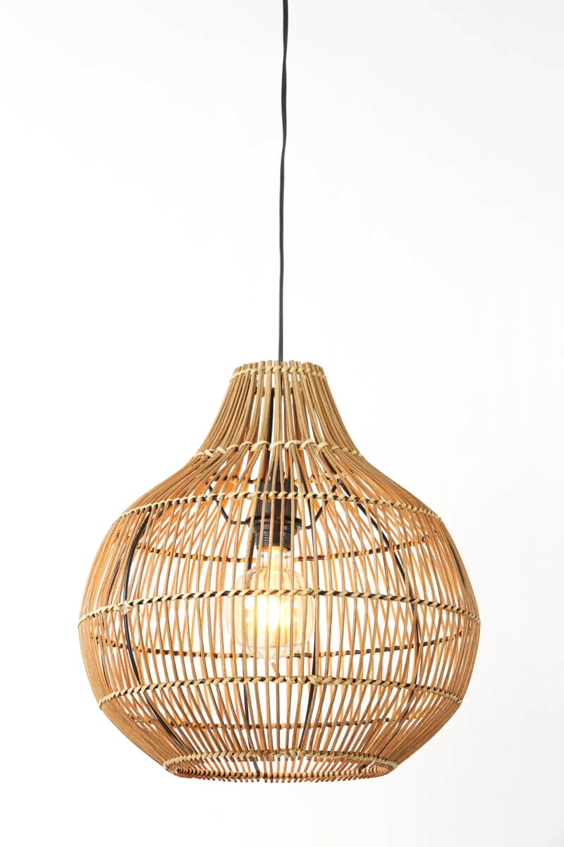 Suspension Pacino rotin Ø 40cm Light & Living 8717807614546