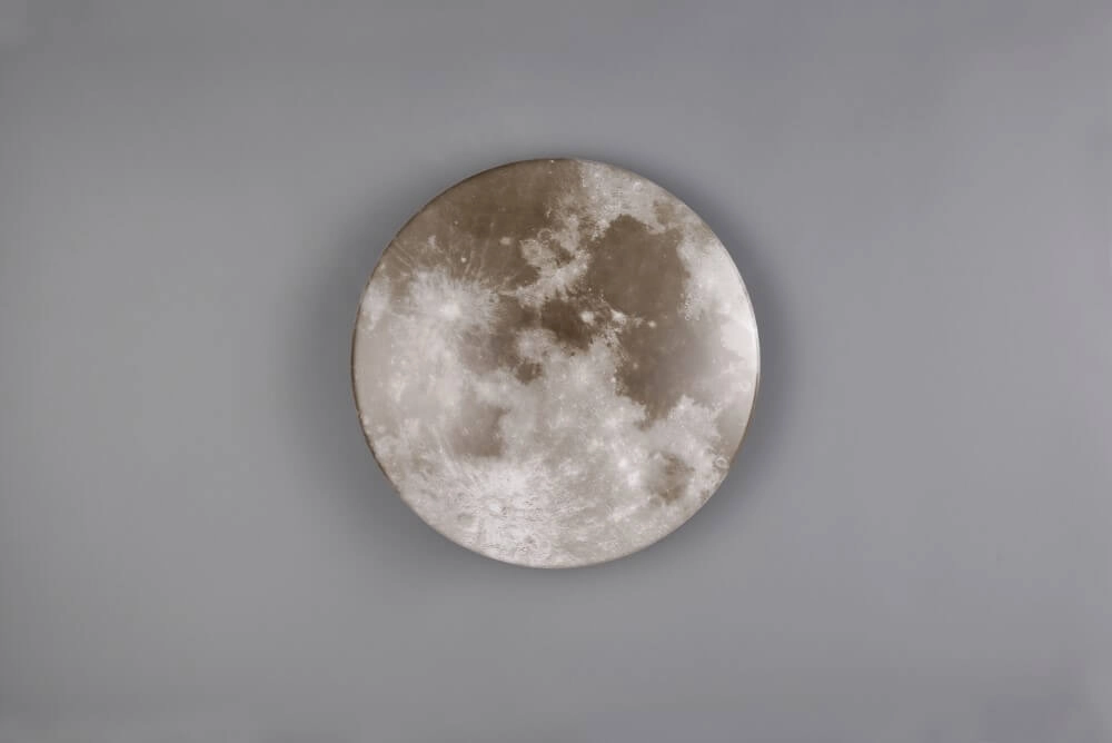 Plafonnier blanc Moonika Ø 37 cm Trio 4017807561609