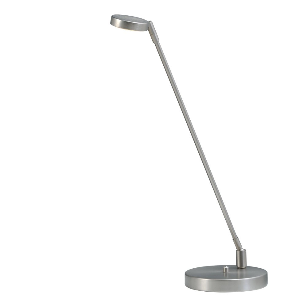 Lampe de table LED Denia 2 gris métallisé Lampe de table LED Denia 2 gris métallisé