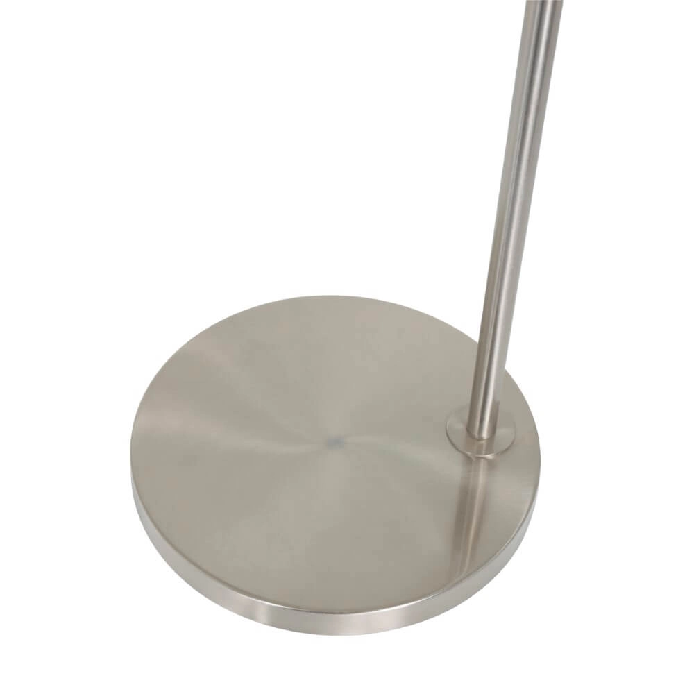 Lampadaire Gramineus 165 cm gris avec abat-jour blanc uni Steinhauer 8712746093735