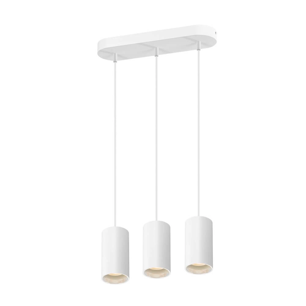 Lampe suspendue Asto Tube blanc 3x GU10 SLV 4024163266048