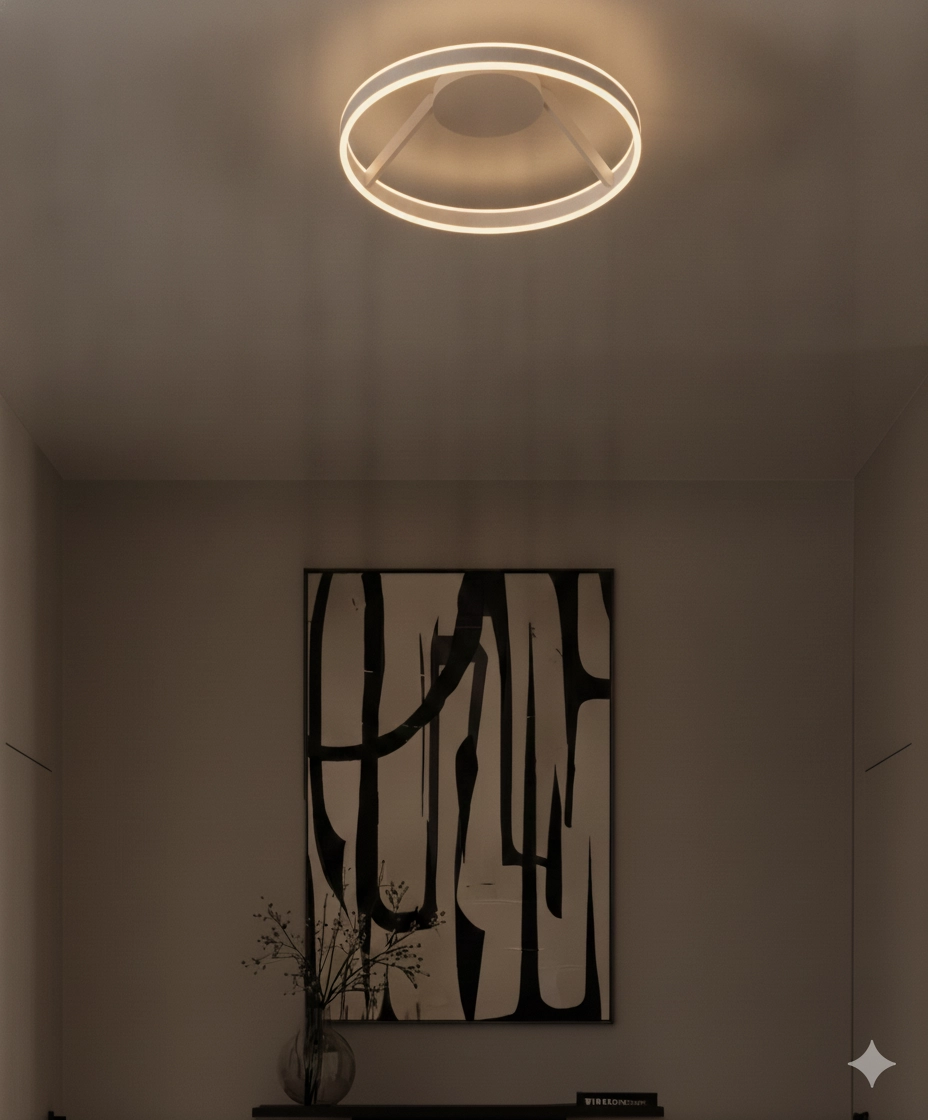 Plafonnier Bianco blanc Ø 60cm