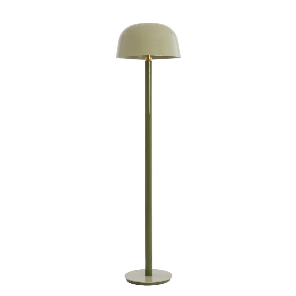 Lampe de pied en verre Marivet Tons verts