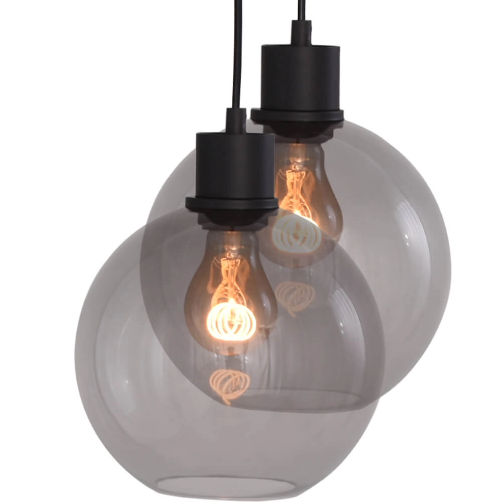 Lampe suspendue ovale Lazise Oval 6x Ø 20cm doré Masterlight 8718121303611