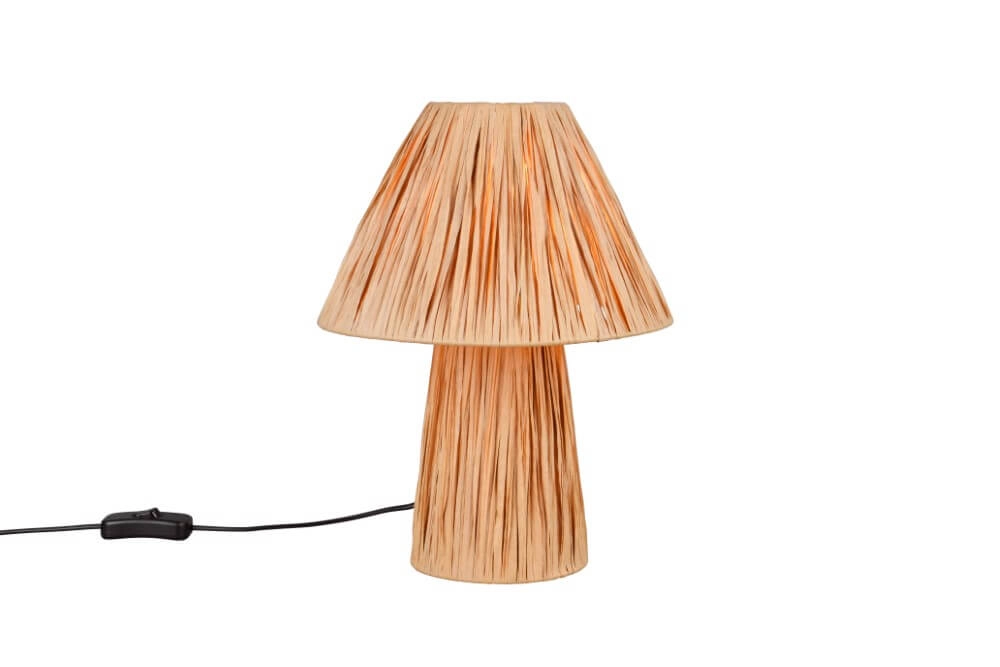 Lampe de table en rotin Anea Trio 4017807614855