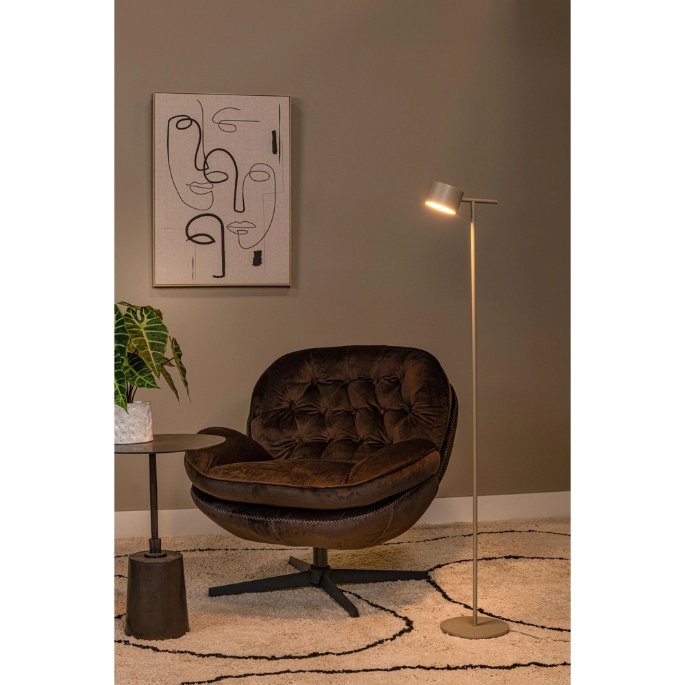 Lampe de pied Gian brun sable Lucide 5411212421142