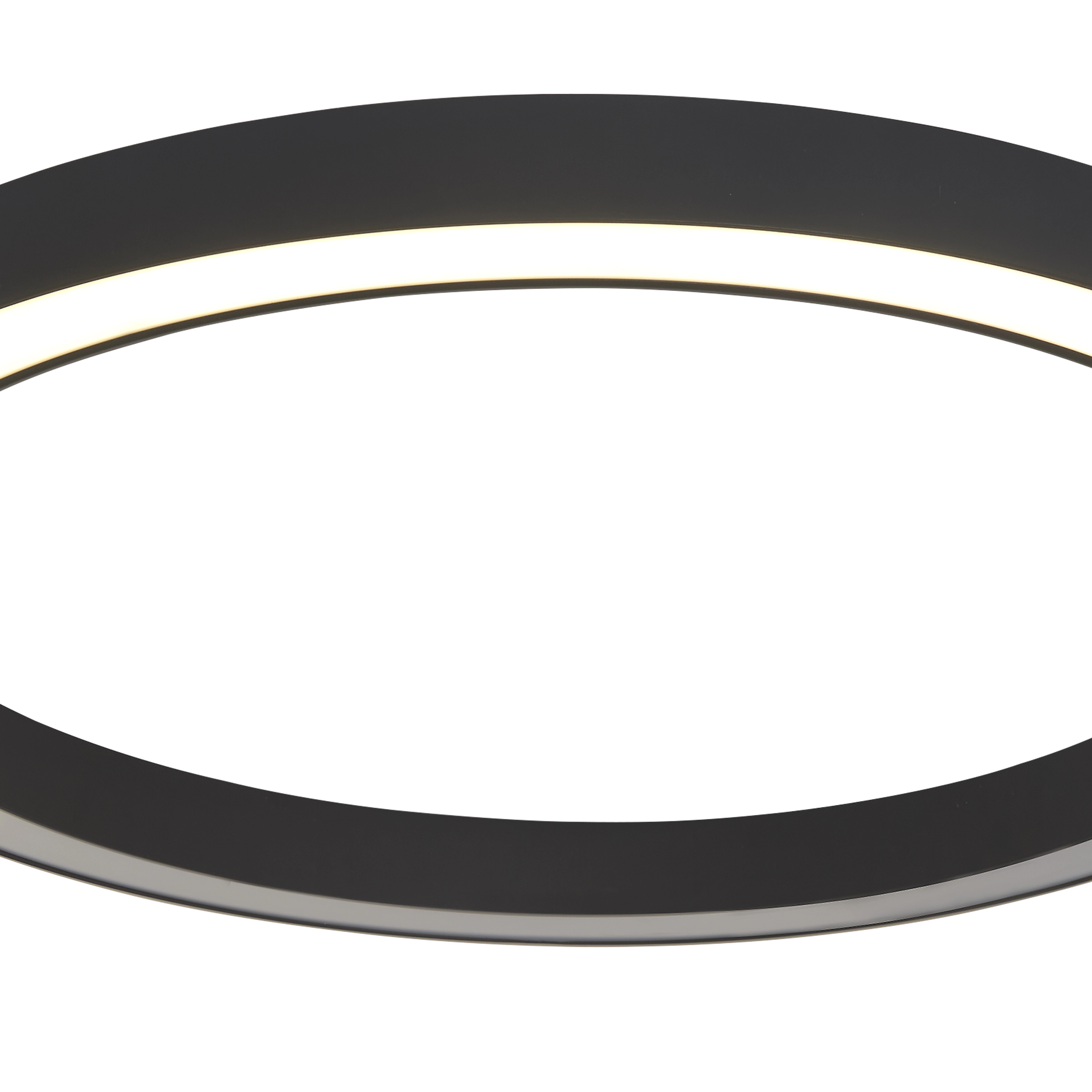 Lampe de plafond à design Hey-lo noir Ø 90cm Lyora 5053423315188