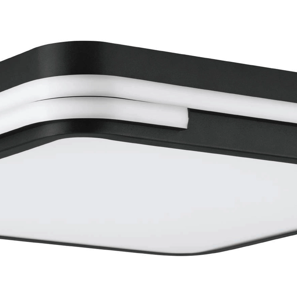 Plafonnier Zigbee Genovese-Z noir Eglo 9008606252763