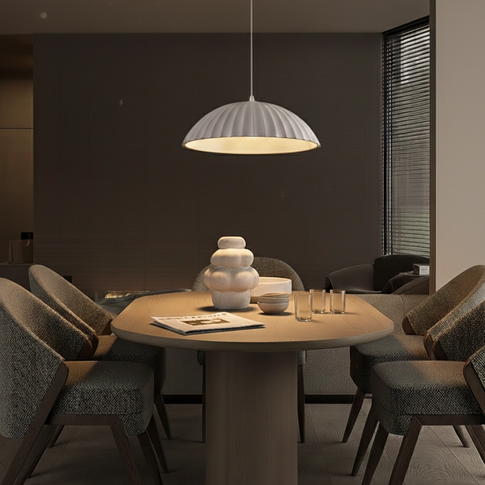 Suspension Ammos blanc Ø 50cm