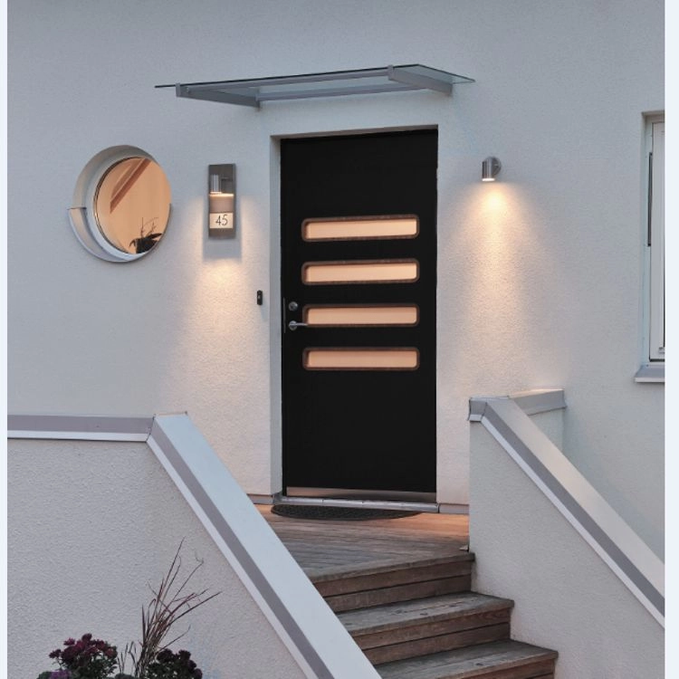 Spot murale Modena Adress noir avec numéro de maison KonstSmide 7318307655759