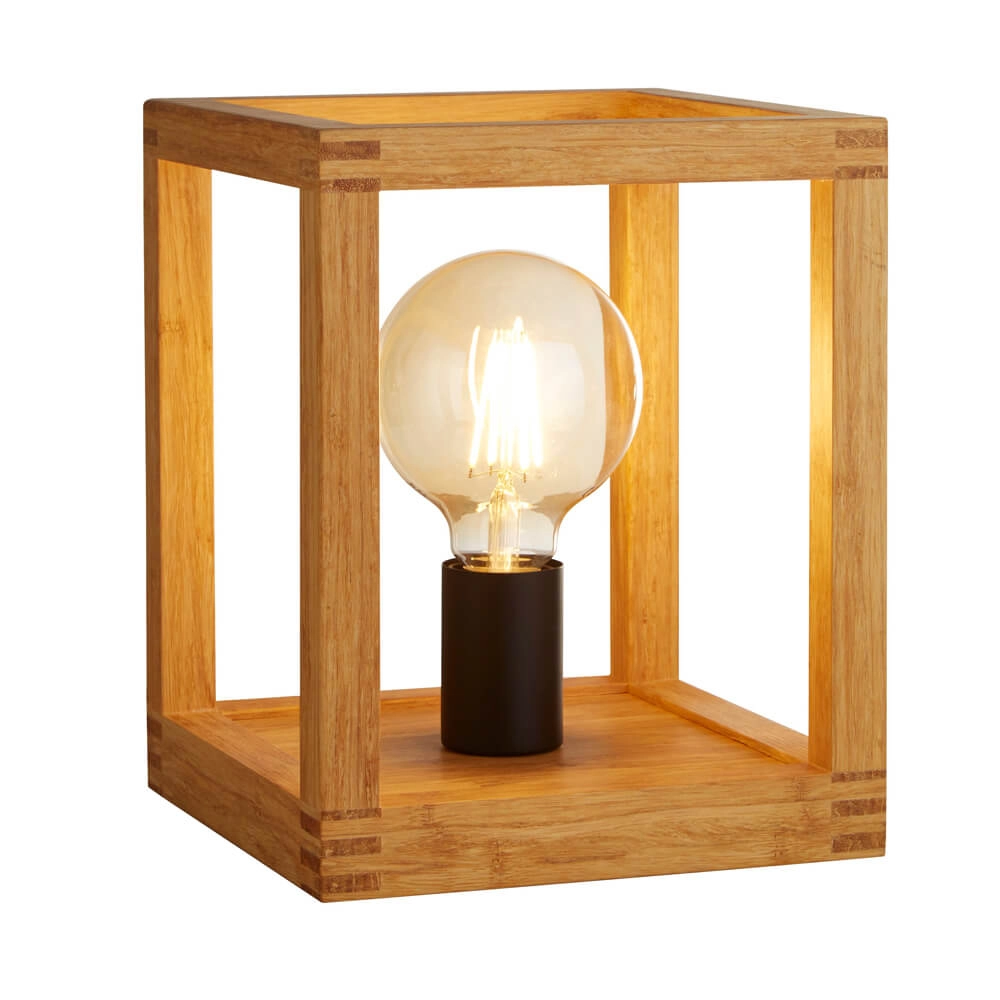 Lampe de table en bois Square Lampe de table en bois Square