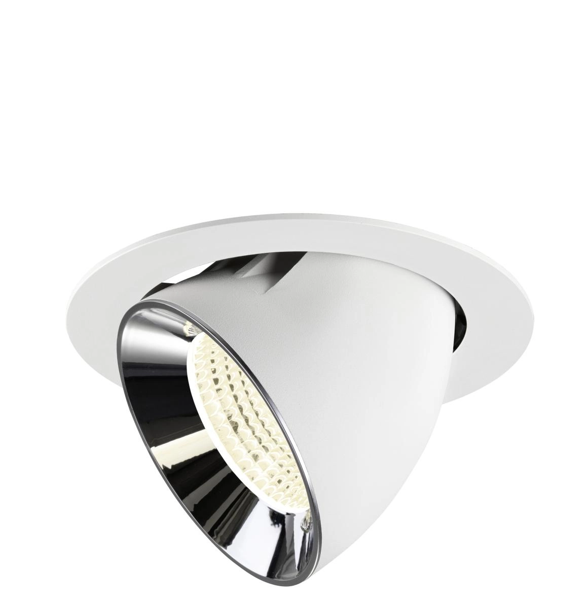 Spot encastré Numinos Gimble XL blanc/chrome 4000K - 55 deg