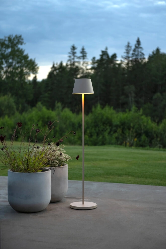 Lampadaire rechargeable Pomezia Medium brun sable KonstSmide 7318307841336