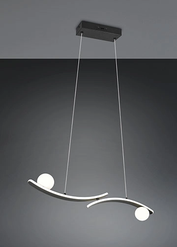 Lampe pendante de conception Napoli Noir