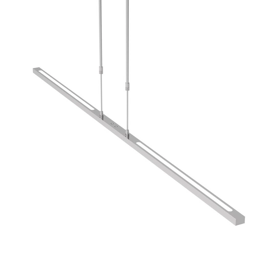 Lampe suspendue LED XXL Bande acier inoxydable