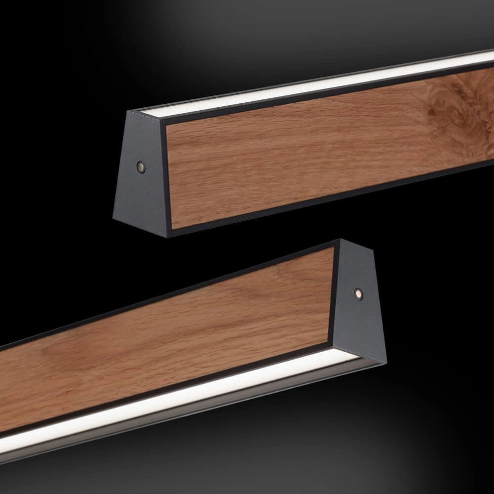 Lampe suspendue design Pure E-Motion bois Paul Neuhaus 4012248372937
